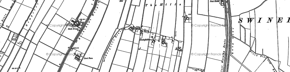 Old map of Goole Fields in 1904