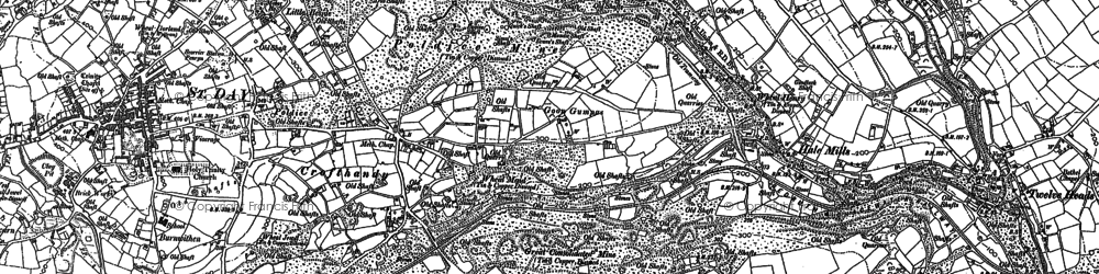 Old map of Goon Gumpas in 1879
