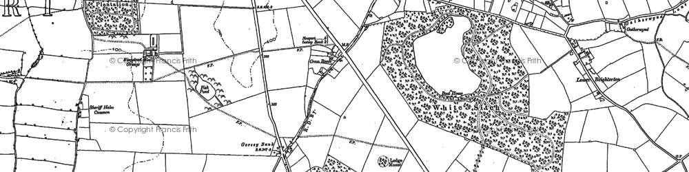 Old map of Gorsey Bank in 1901