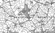 Old Map of Gorsty Hill, 1899 - 1900