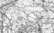 Old Map of Goss Moor, 1880