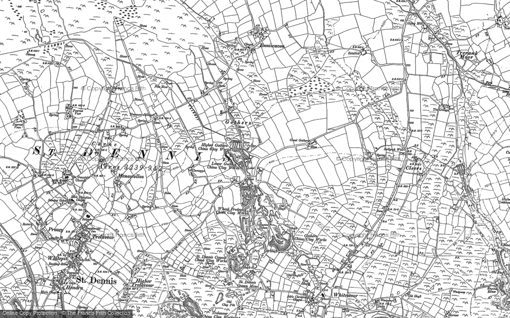 Old Map of Gothers, 1879 - 1881 in 1879