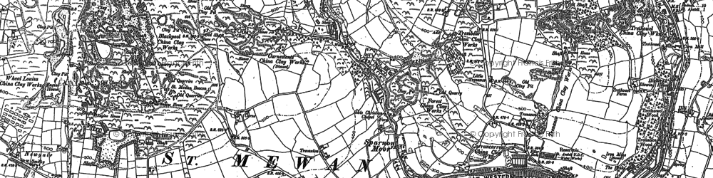 Old map of Gover Valley in 1879