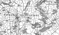 Old Map of Goveton, 1884