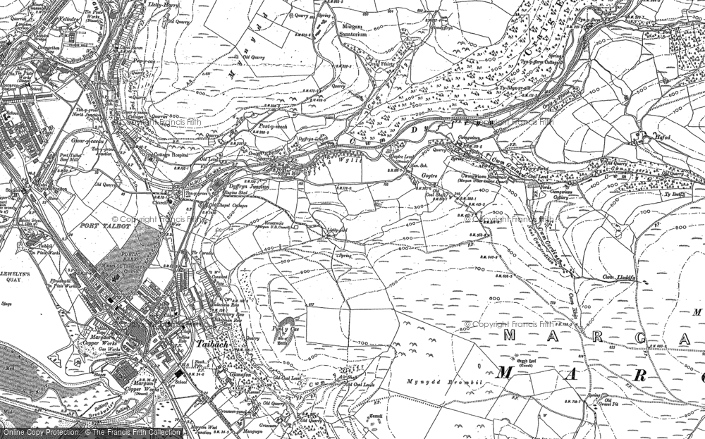 Old Map of Goytre, 1897 - 1914 in 1897