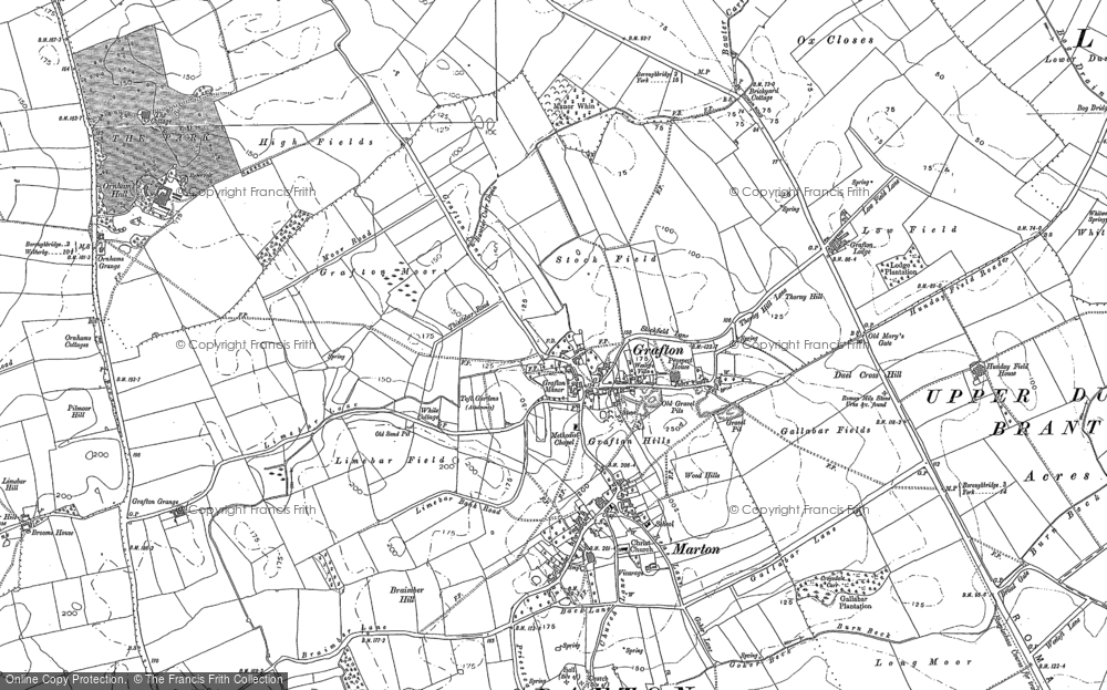 Old Map of Grafton, 1892 in 1892