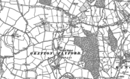 Old Map of Grafton Flyford, 1884 - 1903