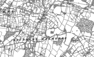 Old Map of Grafty Green, 1896