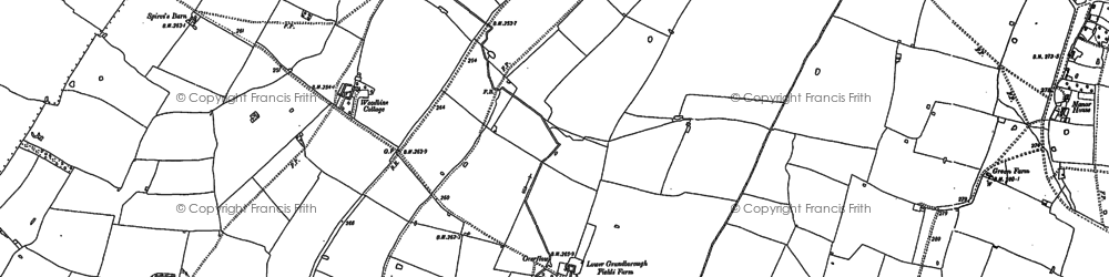 Old map of Grandborough Fields in 1904