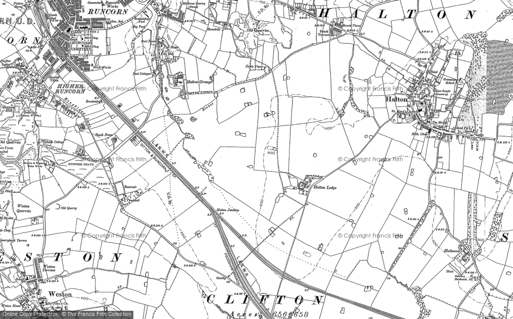 Old Map of Grange, 1879 - 1908 in 1879
