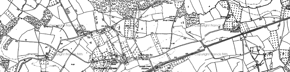 Old map of Grange Court in 1879