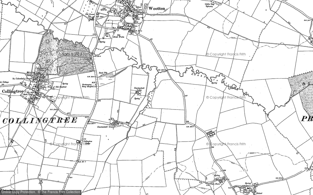 Old Map of Grange Park, 1899 in 1899