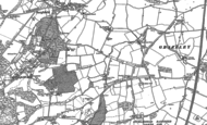 Old Map of Grazeley Green, 1898 - 1910