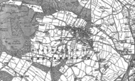 Old Map of Greasbrough, 1890