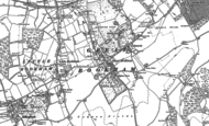 Old Map of Great Bookham, 1894 - 1895