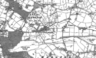 Old Map of Great Budworth, 1897