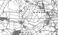 Old Map of Great Chalfield, 1922