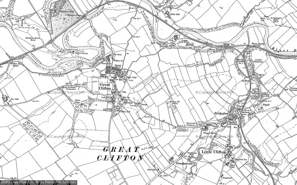 Old Map of Great Clifton, 1898 - 1923 in 1898