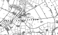 Old Map of Great Cressingham, 1883