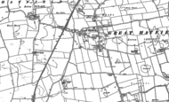 Old Map of Great Hatfield, 1889 - 1908
