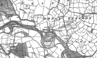 Old Map of Great Langton, 1891