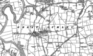 Old Map of Great Lumley, 1895