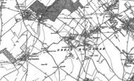 Old Map of Great Mongeham, 1872 - 1897