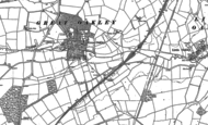 Old Map of Great Oakley, 1884 - 1885