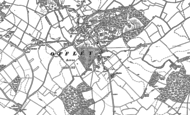Old Map of Great Offley, 1899 - 1922