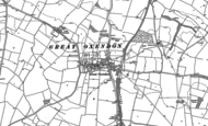 Old Map of Great Oxendon, 1884 - 1899