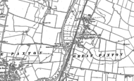 Old Map of Great Paxton, 1887 - 1900