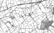 Old Map of Great Purston, 1898