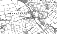 Old Map of Great Ryburgh, 1885