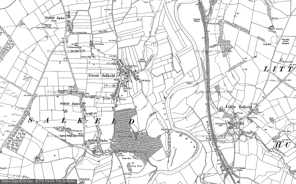 Old Map of Great Salkeld, 1898 in 1898