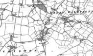Old Map of Great Waldingfield, 1885 - 1902