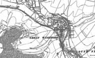 Old Map of Great Wishford, 1899 - 1900