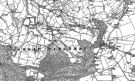 Old Map of Great Witcombe, 1883