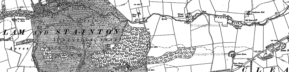 Old map of Bolton Hill in 1896