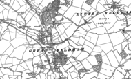 Old Map of Great Yeldham, 1896