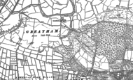 Old Map of Greatham, 1896