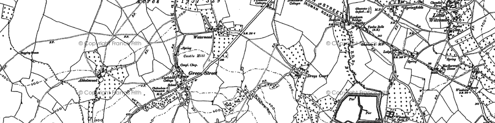 Old map of Watermead in 1883