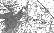 Old Map of Green Street Green, 1895 - 1908