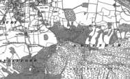 Old Map of Greenham, 1909 - 1910