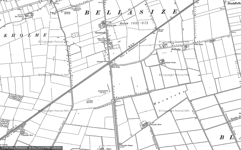 Old Map of Greenoak, 1888 - 1889 in 1888