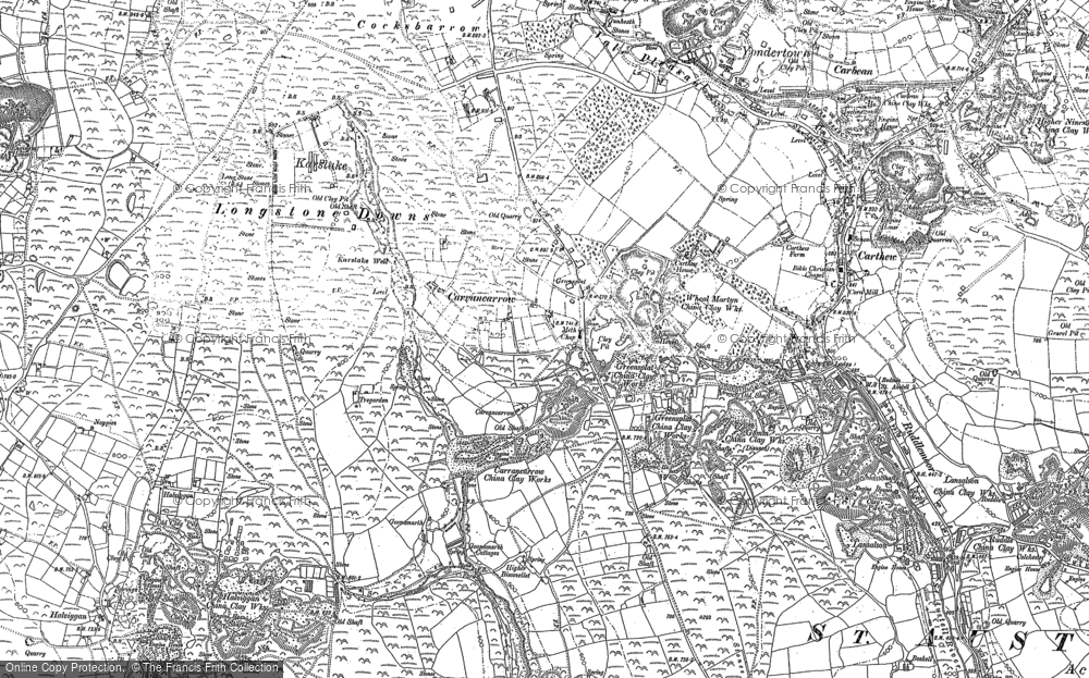 Old Map of Greensplat, 1879 - 1906 in 1879