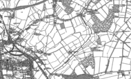 Old Map of Greenstead, 1896