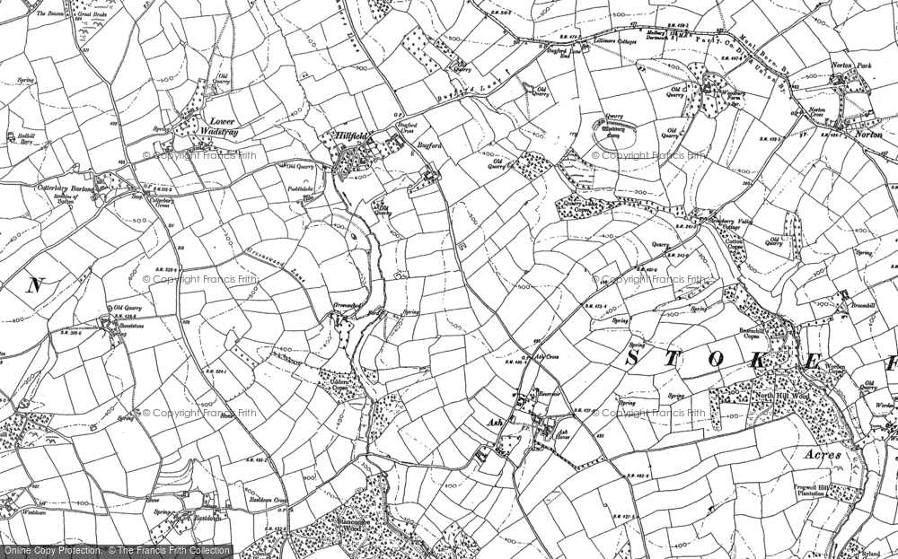 Old Map of Greenswood, 1885 - 1905 in 1885