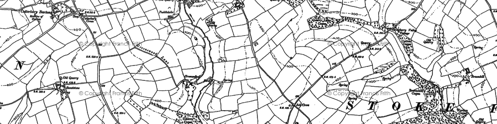 Old map of Greenswood in 1885