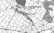 Old Map of Grendon Underwood, 1898