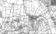 Old Map of Gretton, 1883